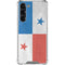 Panama Flag Distressed Galaxy S24 FE Clear Case